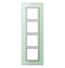 Рамка для серии LS-Plus 4-кратная; стекло  LSP984GLAS  Jung