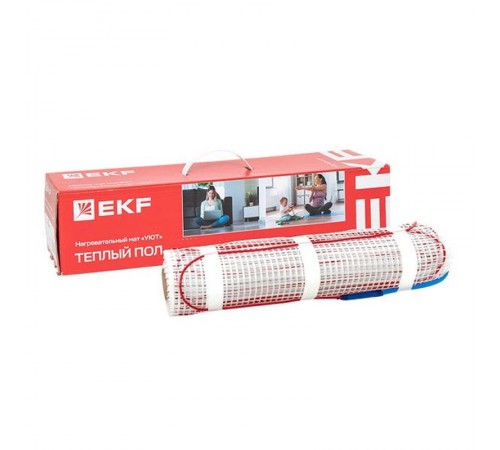 Мат нагревательный  двухжильный "Уют"  3 кв. м. 450 Вт EKF Proxima  nm2-450-3  EKF