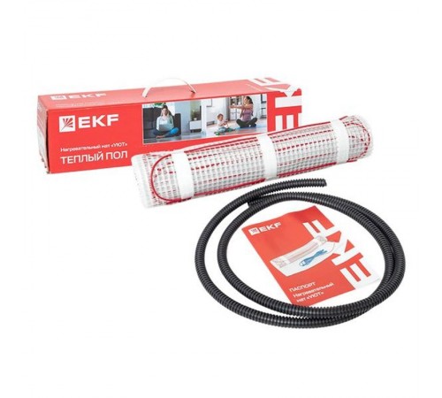 Мат нагревательный  двухжильный "Уют"  3 кв. м. 450 Вт EKF Proxima  nm2-450-3  EKF