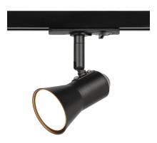 Светильник трековый однофазный TR37-GU10 BK под лампу MR16 черный  Б0053304  ЭРА