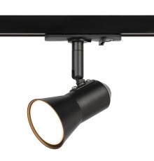 Светильник трековый однофазный TR37-GU10 BK под лампу MR16 черный  Б0053304  ЭРА