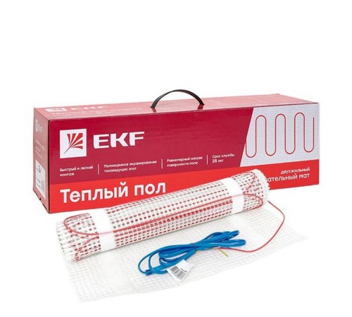 Мат нагревательный  двухжильный "Уют"  3 кв. м. 450 Вт EKF Proxima  nm2-450-3  EKF