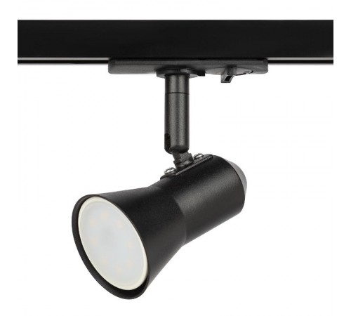 Светильник трековый однофазный TR37-GU10 BK под лампу MR16 черный  Б0053304  ЭРА