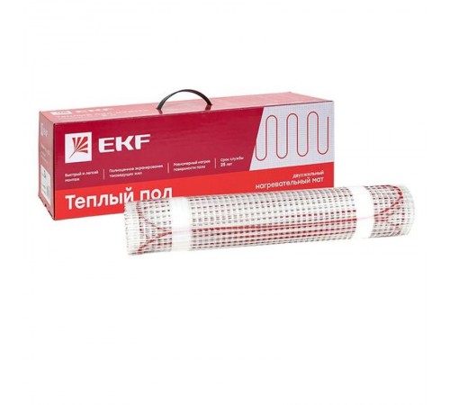 Мат нагревательный  двухжильный "Уют"  3 кв. м. 450 Вт EKF Proxima  nm2-450-3  EKF