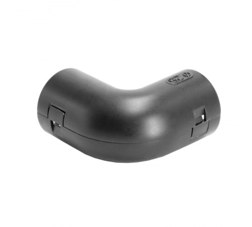 Колено открывающееся, 90 град., IP40, д.20мм, черное  50520B  DKC