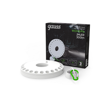 Фонарь кемпинговый GFL003 24LED 300lm 3xAA белый магнит и карабин LED 1/12/72  GF003  Gauss