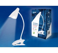 Светильник настольный TLD-560 White/LED/280Lm/5000K/Dimmer "прищепка" 3W сенсор Белый  UL-00004143  Uniel