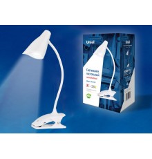 Светильник настольный TLD-560 White/LED/280Lm/5000K/Dimmer "прищепка" 3W сенсор Белый  UL-00004143  Uniel