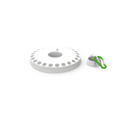 Фонарь кемпинговый GFL003 24LED 300lm 3xAA белый магнит и карабин LED 1/12/72  GF003  Gauss