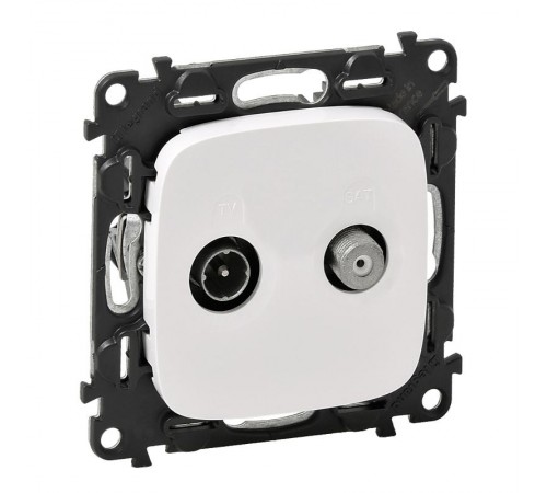 Valena ALLURE DIY Белый Розетка TV-SAT  753758  Legrand
