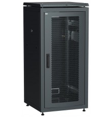 Шкаф сетевой 19" LINEA N 28U 600х800 мм перфорированная передняя дверь черный  LN05-28U68-P  ITK