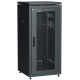 Шкаф сетевой 19" LINEA N 18U 600х600 мм перфорированная передняя дверь черный  LN05-18U66-P  ITK