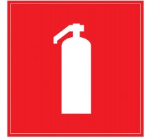 Самоклеящаяся этикетка: 150х150 мм, "Огнетушитель"  YPC20-OGNET-2-010  IEK