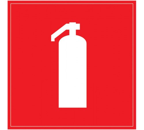 Самоклеящаяся этикетка: 150х150 мм, "Огнетушитель"  YPC20-OGNET-2-010  IEK