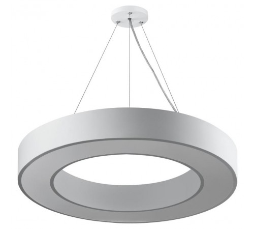 Светильник светодиодный Geometria Ring SPO-133-W-40K-045 45Вт 4000K 3200Лм IP40 600*600*80 белый подвесной ЛТ  Б0058904  ЭРА