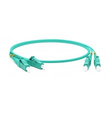 FC-D2-503-LC/PR-LC/PR-H-3M-LSZH-BK Патч-корд волоконно-оптический (шнур) MM 50/125(OM3), LC-LC, duplex, 10G/40G, LSZH, 3 м, черн. 403127  Hyperline