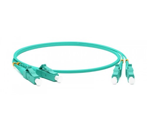 FC-D2-503-LC/PR-LC/PR-H-3M-LSZH-BK Патч-корд волоконно-оптический (шнур) MM 50/125(OM3), LC-LC, duplex, 10G/40G, LSZH, 3 м, черн. 403127  Hyperline