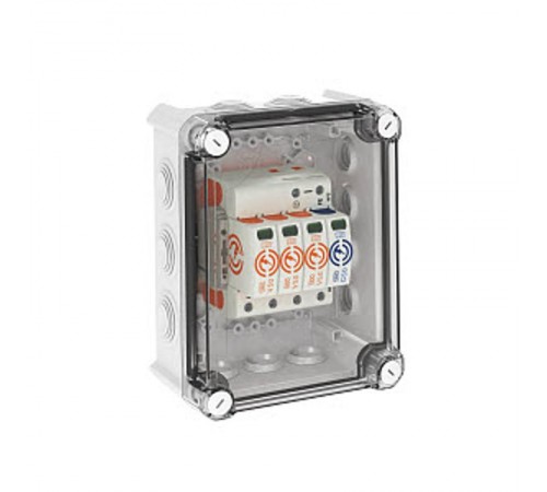 Комплект УЗИП V50-3+NPE в защитном корпусе (Класс I+II), 280 В (VG-V50-3+NPE-280)  5093596  OBO Bettermann