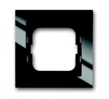 Рамка 1-постовая, для монтажа заподлицо, серия axcent, цвет черный  1753-0-4126   2CKA001753A4126  ABB