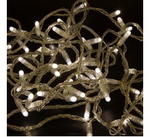 Гирлянда Нить 10м, постоянное свечение, прозрачный ПВХ, 230В, цвет Тёплый белый, 200 LED  305-196  NEON-NIGHT