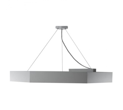 Светильник светодиодный Geometria Hexagon SPO-121-W-40K-038 38Вт 4000К 4000Лм IP40 600*600*80 белый подвесной  Б0050550  ЭРА