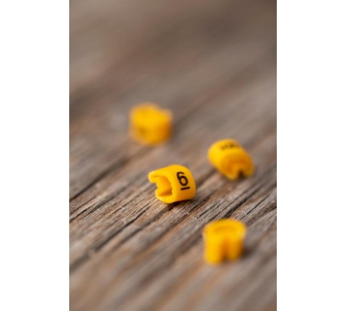 Маркер-кабельный 1,5кв.мм "6" (1000шт.) (ЕС-0) EKF PROxima  plc-KM-1.5-6  EKF