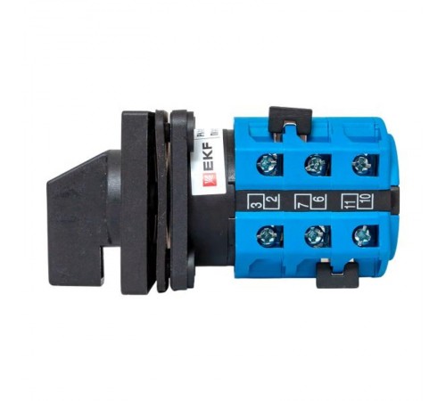 Переключатель кулачковый ПК-1-102 25А 2P "0-1-2-3" IP65  pk-1-102-25-65  EKF