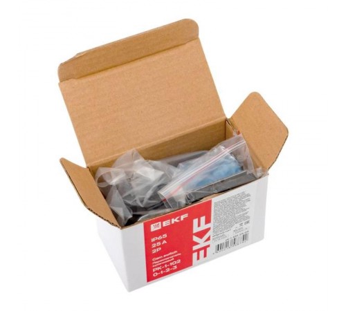 Переключатель кулачковый ПК-1-102 25А 2P "0-1-2-3" IP65  pk-1-102-25-65  EKF