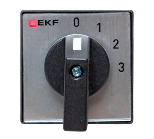 Переключатель кулачковый ПК-1-102 25А 2P "0-1-2-3" IP65  pk-1-102-25-65  EKF