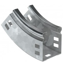 ESCA Поворот плавн. 45град тип В10 50х150мм HDZ  CPV51-0-45-050-150-HDZ  IEK