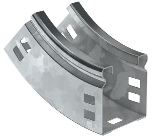 ESCA Поворот плавн. 45град тип В10 50х50мм HDZ  CPV51-0-45-050-050-HDZ  IEK