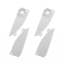 Набор заглушек  9818-3 профиля 9818 2шт глухие 2шт с отверстием   Б0062788  ЭРА