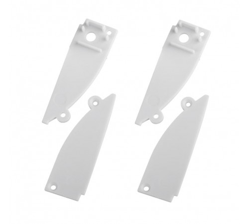 Набор заглушек  9818-3 профиля 9818 2шт глухие 2шт с отверстием   Б0062788  ЭРА