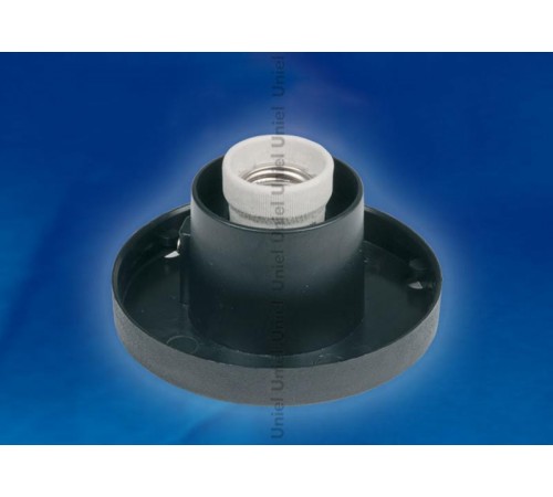 Основание для садово-парковых светильников UFP-А02BE BLACK встроенный патрон Е27, пластик, черный  08103  Uniel