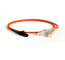 FC-D2-62-MTRJF/PR-SC/PR-H-3M-LSZH-OR Патч-корд волоконно-оптический (шнур) MM 62.5/125, SC-MTRJ(мама), 2.0 мм, duplex, LSZH, 3 м  400525  Hyperline