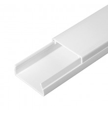 Кабель-канал белый 40х16 (30 м/уп) 2-й замок в п/э  PR03.0052  Промрукав