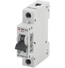 Выключатель автоматический однополюсный NO-902-251 ВА47-63 1Р 16А 6 кА кривая D (12/180/3780) Pro  Б0048841  ЭРА