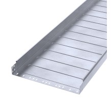 Лоток неперфорированный Профи INOX (AISI 316) 500х80x3000 (1,0 мм) (6 м/уп)  PR16.13675  Промрукав