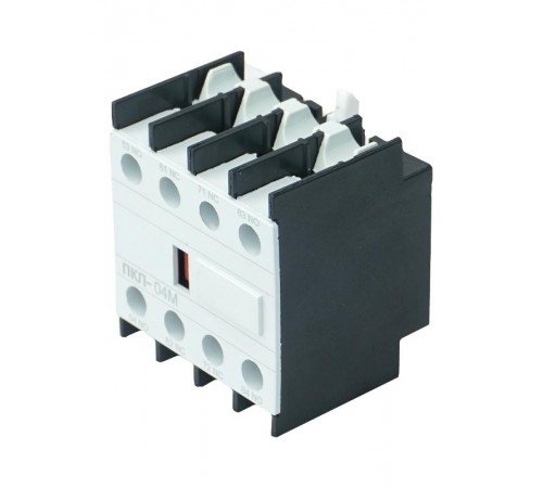 ПКЛ-04М О4 Б, 0з+4р, 16А, IP20, приставка контактная (ЭТ)  ET518301  Электротехник