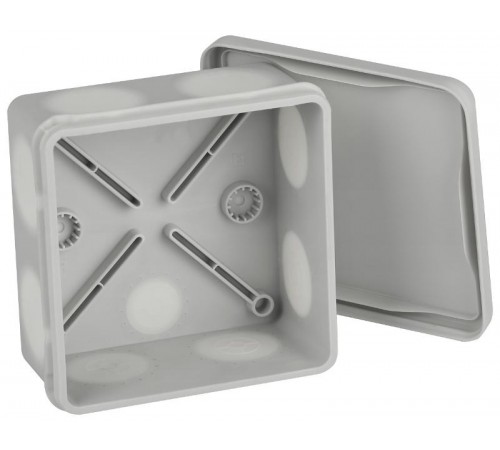 Распаячная коробка ЭРА KOR-100-100-50-9g-2MP двухкомпонентная безгалогенная атмосферостойкая 100х100х50мм прямой монтаж  Б0060291  ЭРА