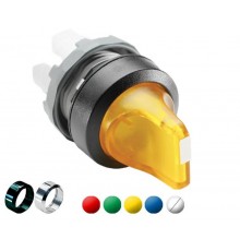 Переключ.M3SSV2-21R красн. 3-х поз. с подсветкойдля установки в вертик.посты1SFA611231R2101 ABB