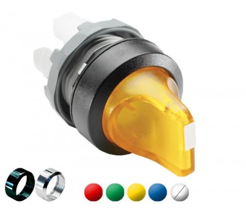 Переключ.M3SSV2-21R красн. 3-х поз. с подсветкойдля установки в вертик.посты1SFA611231R2101 ABB