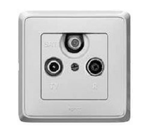Cariva DIY РозеткаTV-FM-SAT звезда, бел.  695957  Legrand