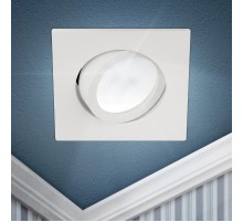 Светильник встраиваемый алюминиевый KL87 WH MR16/GU5.3 белый  Б0054352  ЭРА