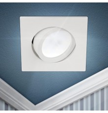 Светильник встраиваемый алюминиевый KL87 WH MR16/GU5.3 белый  Б0054352  ЭРА