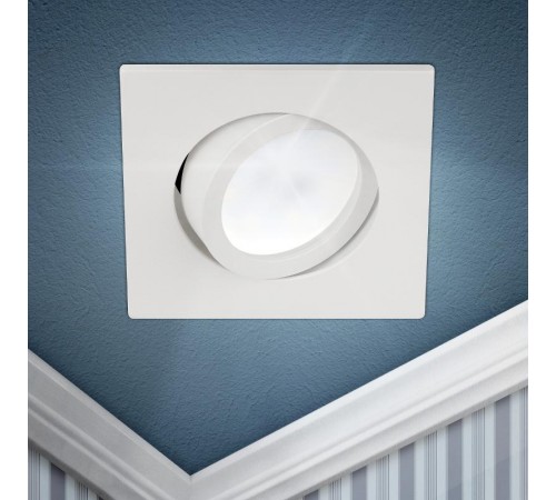 Светильник встраиваемый алюминиевый KL87 WH MR16/GU5.3 белый  Б0054352  ЭРА