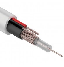 Кабель КВК-В-1,5+2x0,50 мм (Cu/Cu) белый (бухта 200 м)  01-4012  REXANT