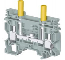 Клемма C6/8.шт1.IP20 винтовая, со скользящей перемычкой для тестовых цепей, 6 мм? с тестовыми гнездами диаметром 4 мм  1SNL508311R0000  TE