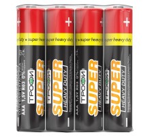 Батарейка солевая (ЭП) R03-4S (60/1200/72000) (AAA)   C0033711  ТРОФИ