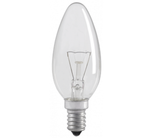 Лампа накаливания C35 свеча прозр. 60Вт E14  LN-C35-60-E14-CL  IEK